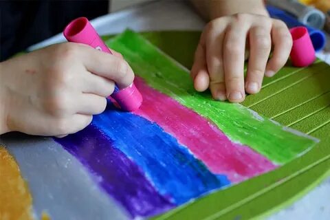 Краски детские своими руками