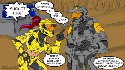 Halo red vs blue porn.