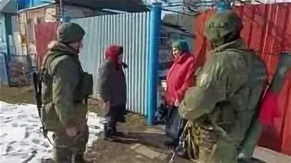 Пленные пограничники в курской