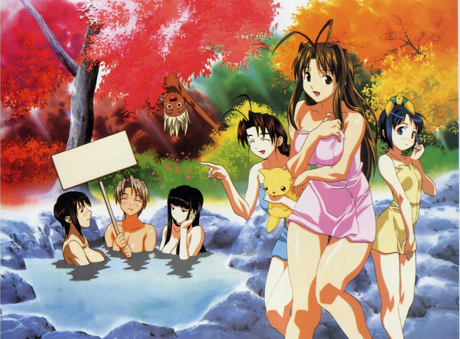 Love hina. Лав Хина. Любовь и Хина / Love Hina Art.