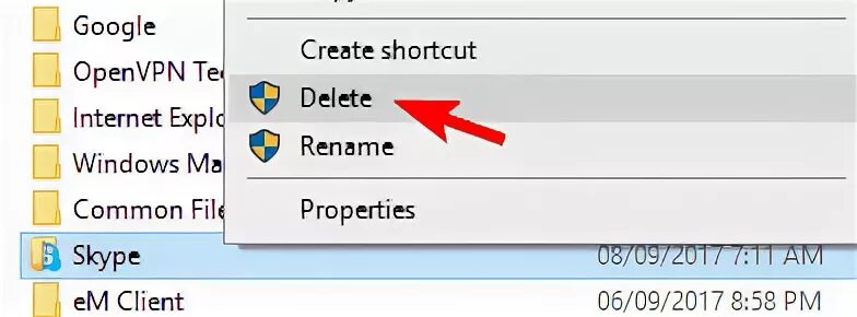 Удалить skype windows 10. %appdata%skypepictures. как удалить скайп с компьютера полностью windows 10.