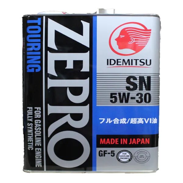 Масло моторное idemitsu zepro 5w30. Idemitsu Zepro Touring 5w30 SN/gf-5 4л.. Idemitsu 5w30 Zepro 4л. Idemitsu 5w30 SN 4л. Idemitsu Zepro SN 5w30 4л.