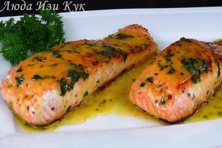 Люда изи кук рыба. Форель и тунец. рыба под маринадом люда изи кук. треска и тунец.