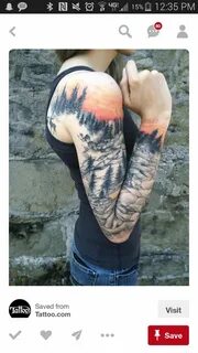 Sleeve tattoo nature