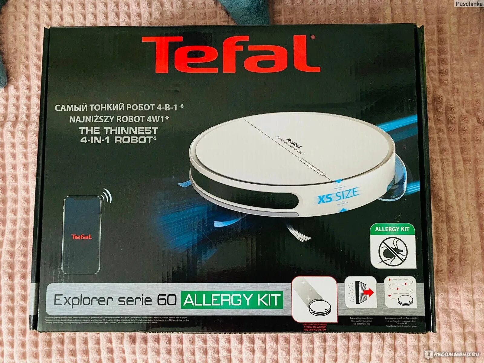 Tefal x plorer series 60 rg7455wh. Tefal 60 робот-пылесос Explorer. Робот-пылесос Tefal x-plorer serie 60 Allergy Kit(rg7447wh) https://www.mvideo.ru/products/20068272. Робот-пылесос Tefal x-plorer serie 60 Allergy Kit. Tefal Explorer serie 60 Allergy Kit rg7447wh.