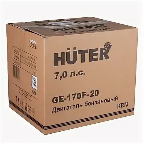 Двигатель huter ge 170f 19