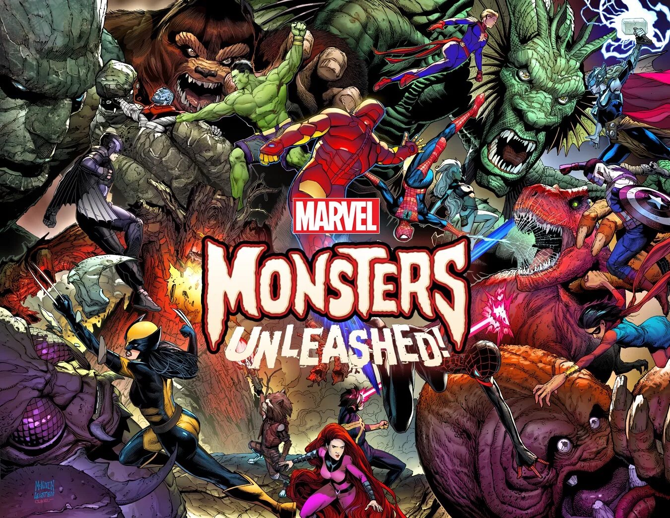 Марвел остров монстров. Монстрики Марвел. Monsters unleashed. Монстры из Марвел. Комикс про марвел