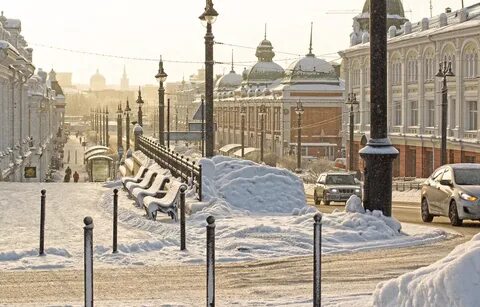 Омск в феврале
