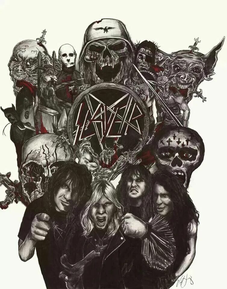 Лучшая трэш метал. Slayer Band. Thrash Metal.