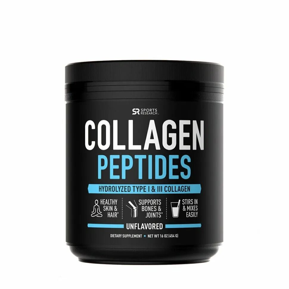 Sport research. Collagen Peptides SR порошок. Sport research Collagen Peptides. Коллаген спорт. Пептиды коллагена.