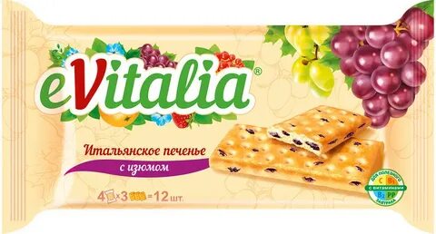 Печенье затяжное с изюмом