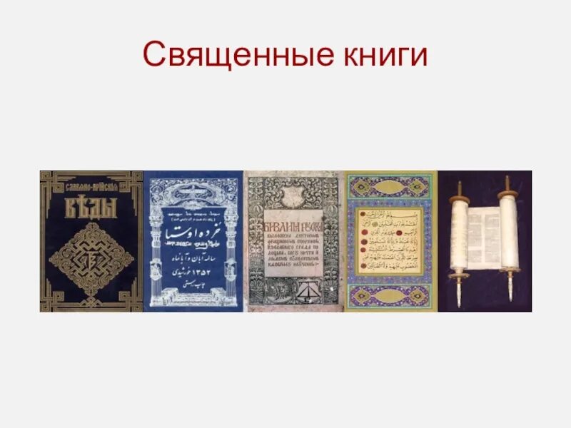 Священные книги таблица. Священные книги религий.