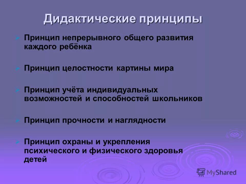 дидактические принципы в изобразительном искусстве