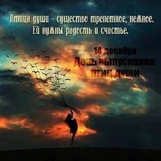 День выпускания птиц души 14 декабря картинки