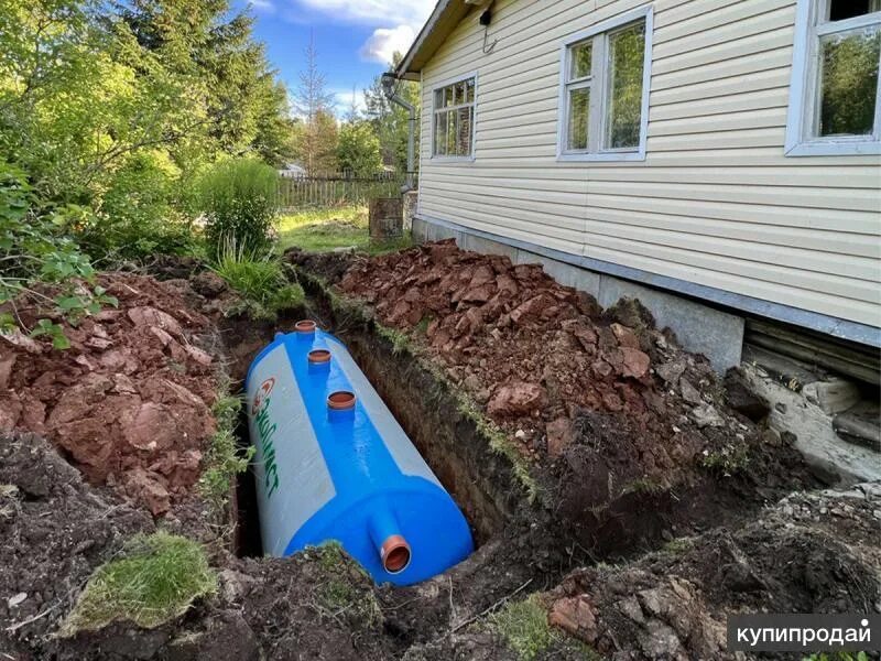 Установка септика. Септик термит профи 5. Септик система биоочистки. Септик для частного. Септик в загородном доме.