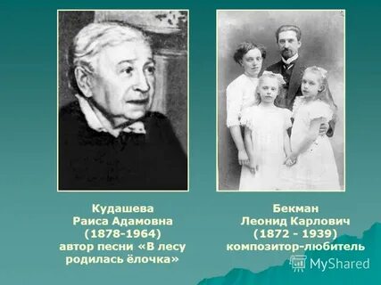 Автор и композитор в лесу родилась елочка