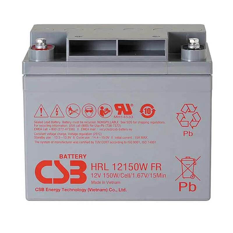 Csb battery. Аккумуляторная батарея CSB HRL 12200w 50 а·ч. Wbr HRL 12150w. CSB аккумулятор CSB HRL 12150w. Аккумуляторная батарея Ventura HRL 12500w 100 а·ч.