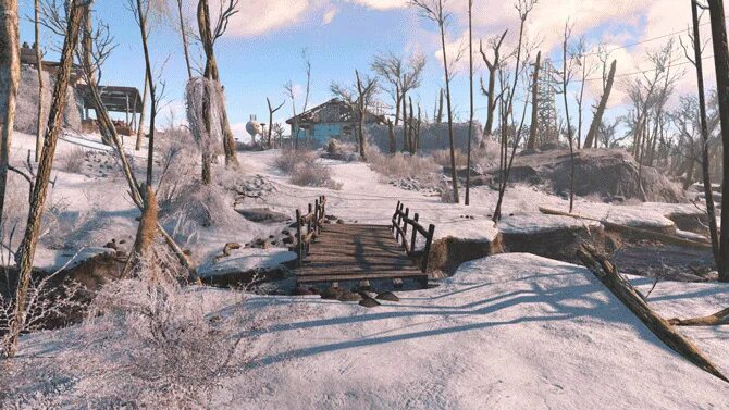 Какой год в фоллаут 4. Фоллаут 4 снег. Seasons Project Fallout 4. Snowball фоллаут. Снег на Fallout 3.