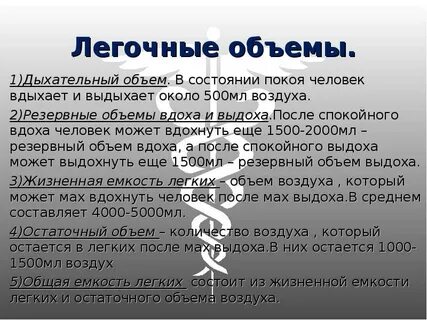 Сколько вдыхает человек