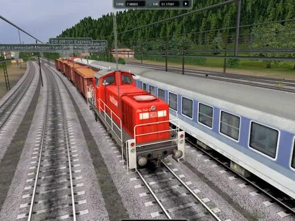 Railway train simulator
