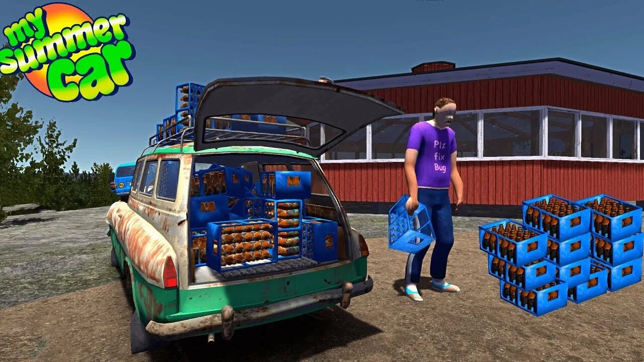 The village my summer car. Йокке my Summer car. Май саммер кар мультиплеер. My Самер кар мультиплерр. My Summer car продавец.