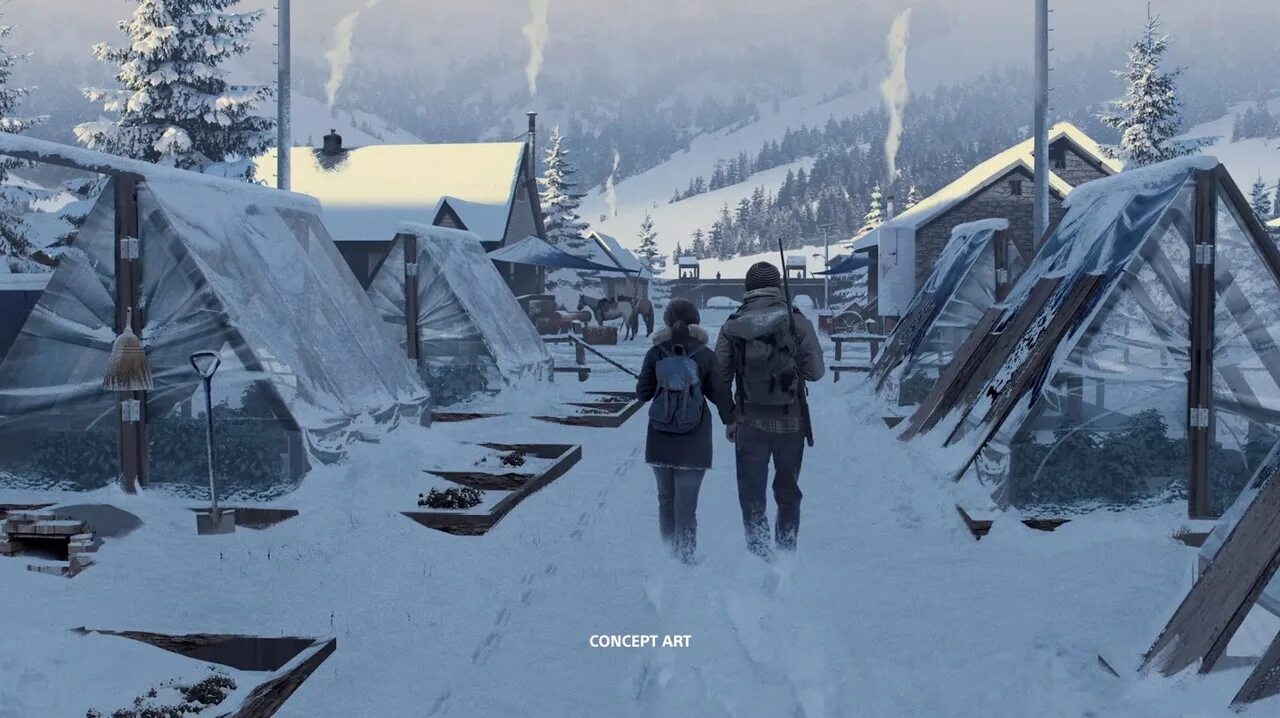 The last of us 2 зима. The last of us 2 локации. Last of us Part 2 локации. We visited russia last winter they