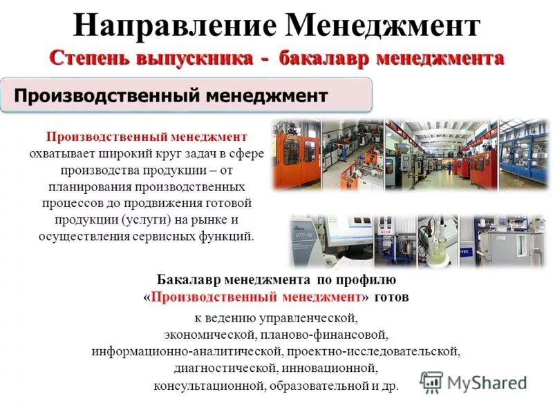 Экономика направление менеджмент