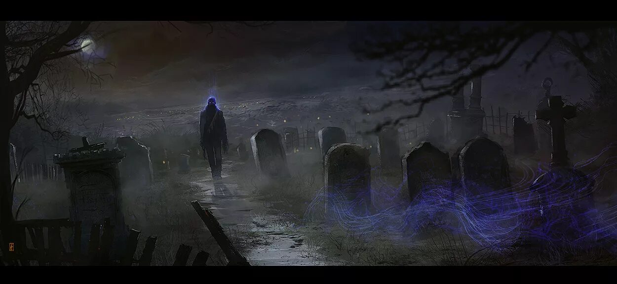 Graveyard 21snaek enxye. Кладбище фэнтези. Мрачное кладбище. Человек на кладбище ноч. Кладбище арты.