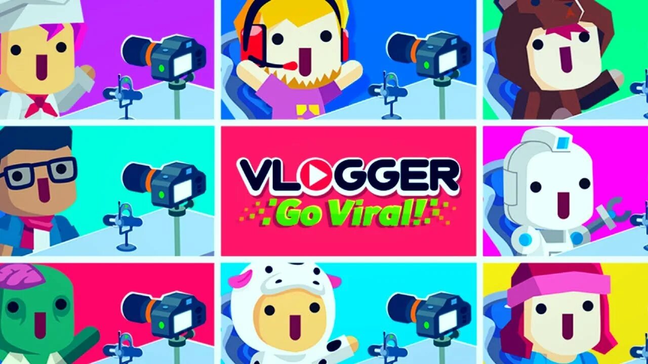 Vlogger игра. Симулятор Блоггера. Блоггер го Вирал. Vlogger go Viral персонажи. Игра про блоггера