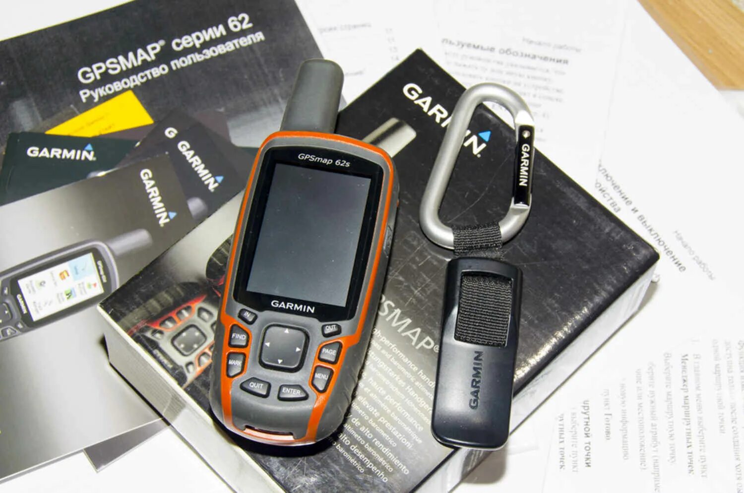 Продан навигатор Garmin GPSMAP 62s карты, GPS, компас, альтиметр
