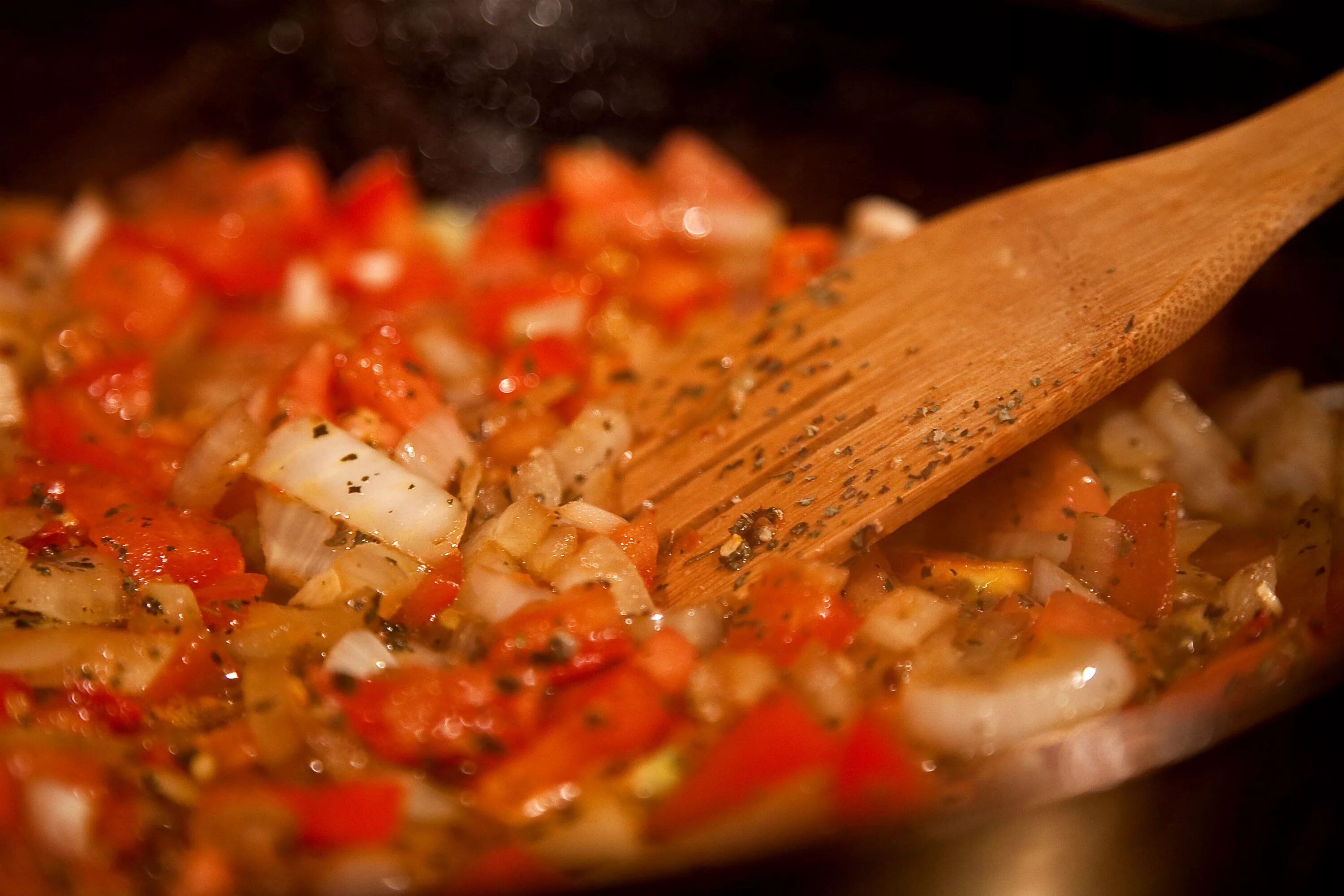 Tomato and onion and