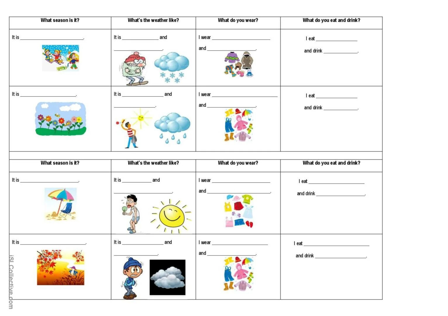 Clothes and weather задания. Weather and clothes Worksheets. Погода на английском языке задания. Упражнения на тему weather and clothes 2 класс. Seasons esl