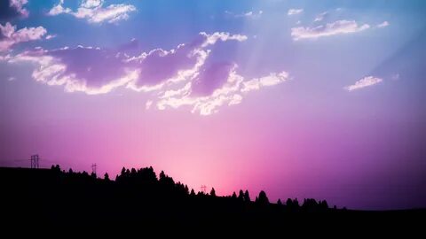 Pink sun