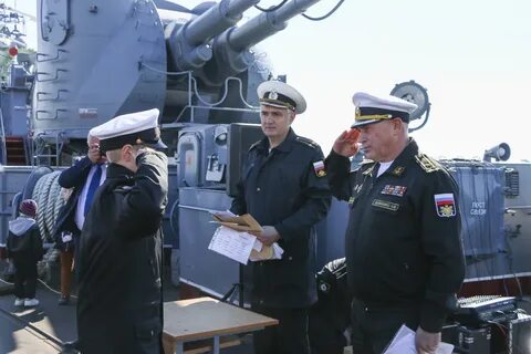 Выступление моряков