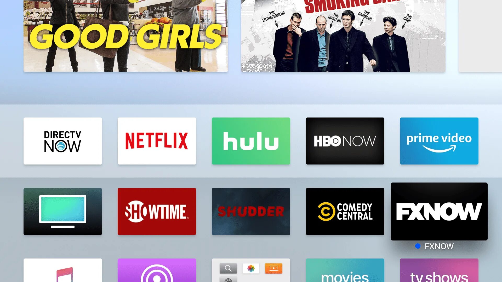 Apple tv удаленные приложения. Главные приложения на apple tv.
