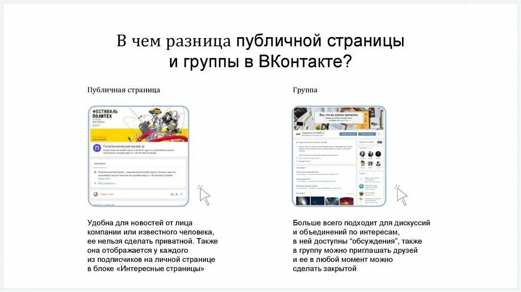 Группа страницы. Отличие сообщества от публичной страницы. Отличие группы от публичной страницы ВКОНТАКТЕ. Страница или группа ВКОНТАКТЕ. Странице или страницы.