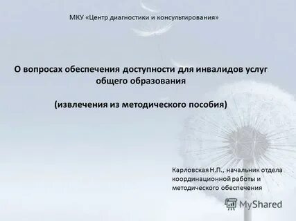 Мку обеспечение деятельности