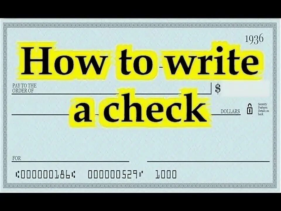 Check check one two. Writing checker. writes a check. write out.