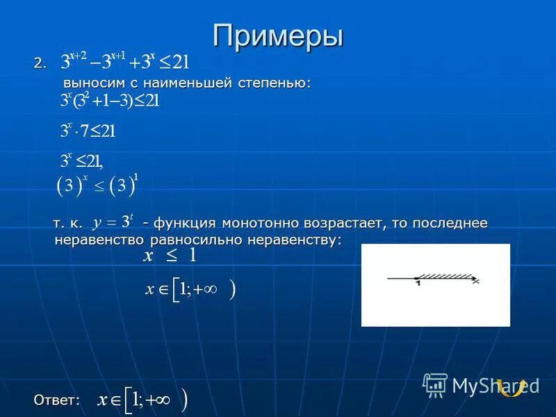 Как выносить степень