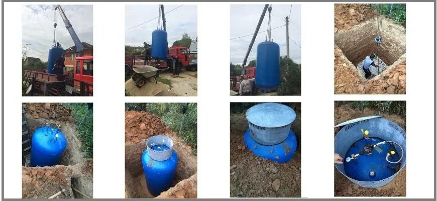 Как выбрать газгольдер для загородного дома?