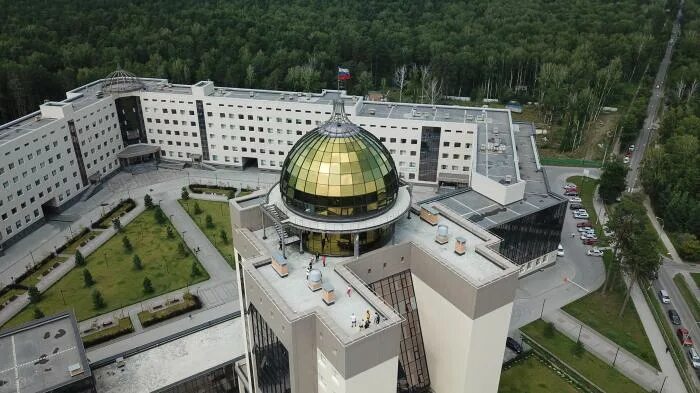 Новый корпус НГУ - Фото с высоты птичьего полета, съемка с квадрокоптера - Pilot