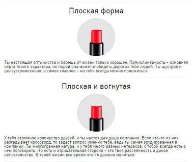 Характер женщины по помаде