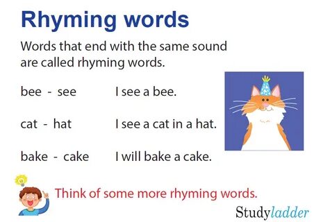 Rhyming words перевод