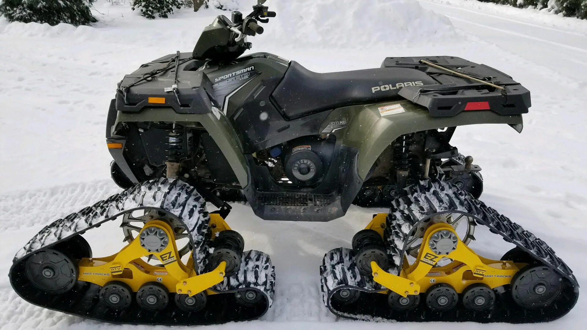 Трек для квадроциклов. Маттраки для квадроцикла. Cybertrack квадроцикл. Atv Polaris and Snow. Tracked atvs