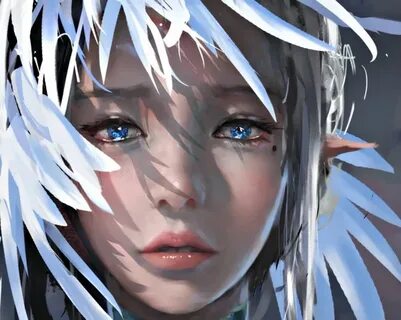 Angel's face