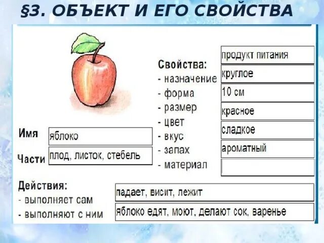 Список свойств объектов. Объект и его свойства. Объект и его свойства 4 класс. Объект и его свойства 3 класс. Свойство объекта картинка.