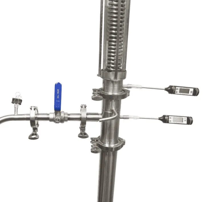 Дефлегматор с узлом отбора. Узел отбора 90° clamp 2,0&quot;. дефлегматор с узлом отбора по жидкости. узел отбора по пару и жидкости clamp 1,5&quot;. дефлегматор с узлом отбора по жидкости 2 дюйма.