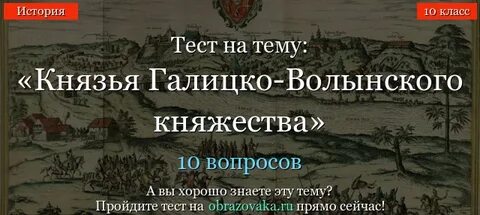 Тест князь