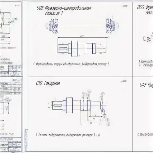 Технологический процесс обработки валов. Операционный эскиз обработки вала. Типовой технологический процесс обработки вал-шестерни. Технологический процесс обработки валов. Приспособление для фрезерно-центровальной операции.