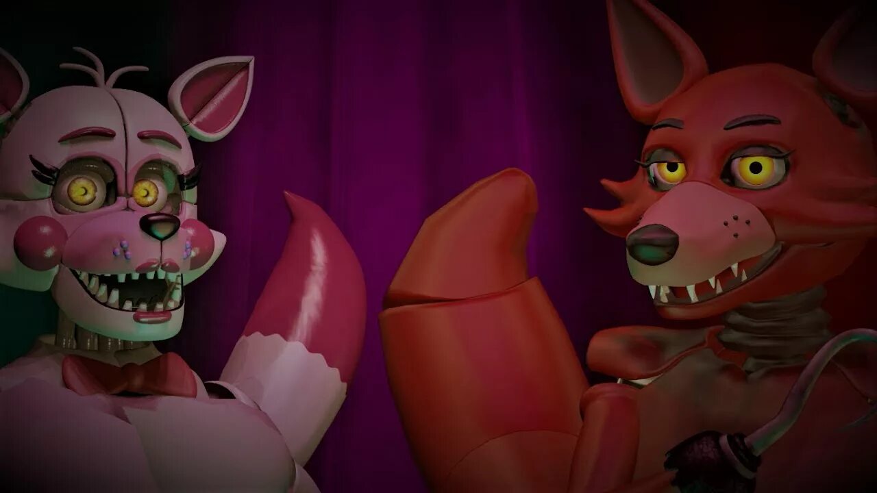 Foxy FNAF SFM. Фокси ФНАФ SFM. FNAF SFM Мангл и Фокси. Mangle the Fox SFM FNAF 2. Фнаф fox